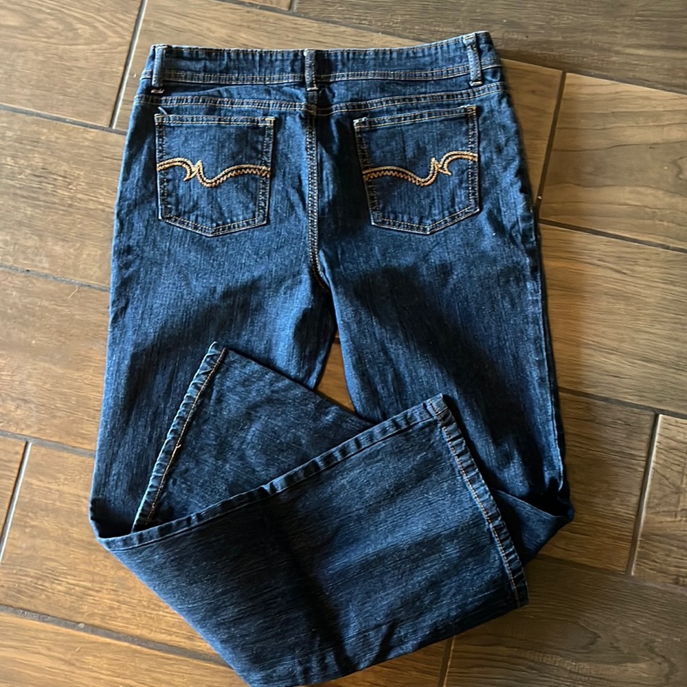 👖SO Jeans👖bootcut cotton/spandex darkwash jeans size 13 SHORT